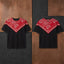 Givenchy – Red Bandana / Paisley Print Yoke T-Shirt