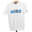 Tricou HALF-BLUE Alb