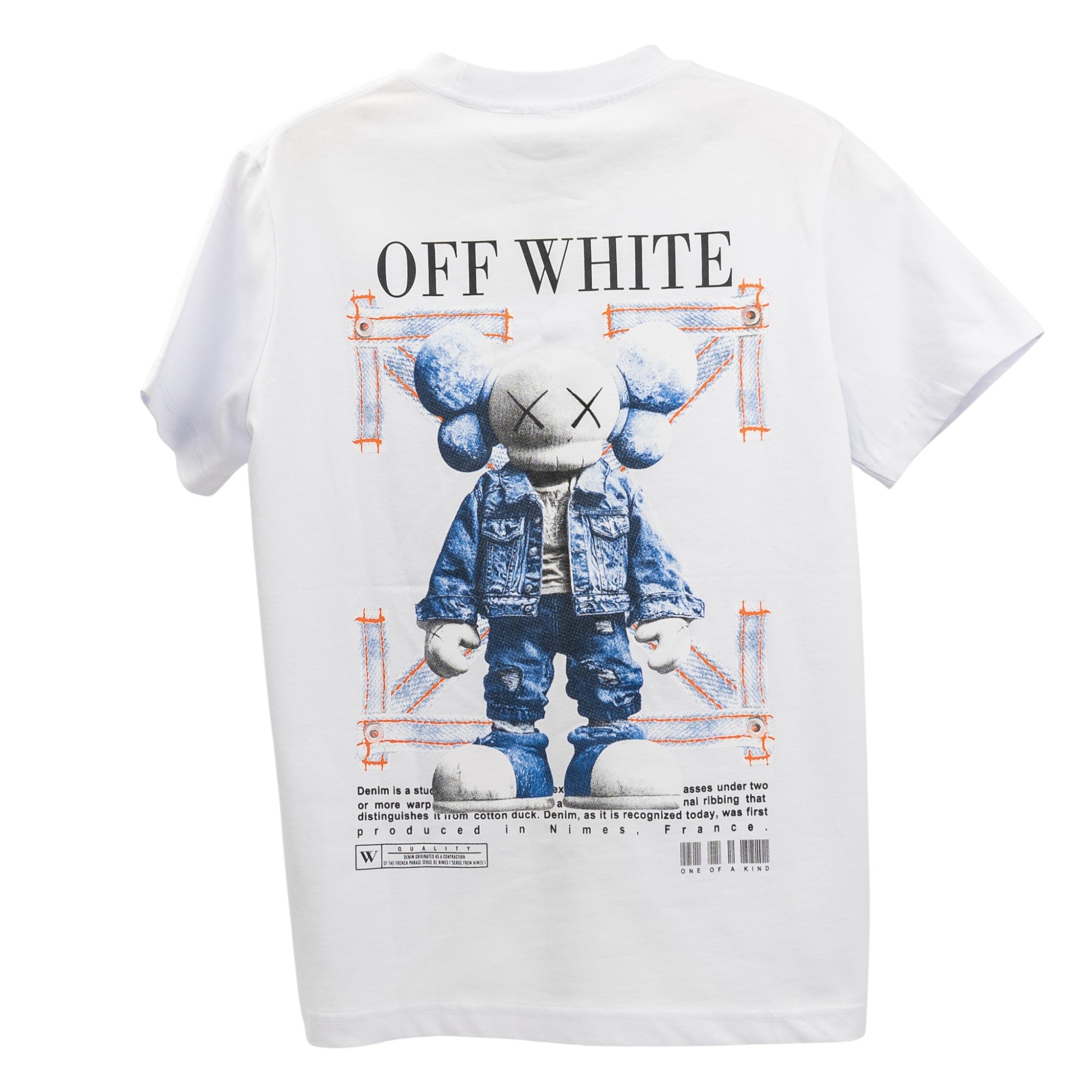 Tricou KAWS CODE Alb Imagine secundară a produsului