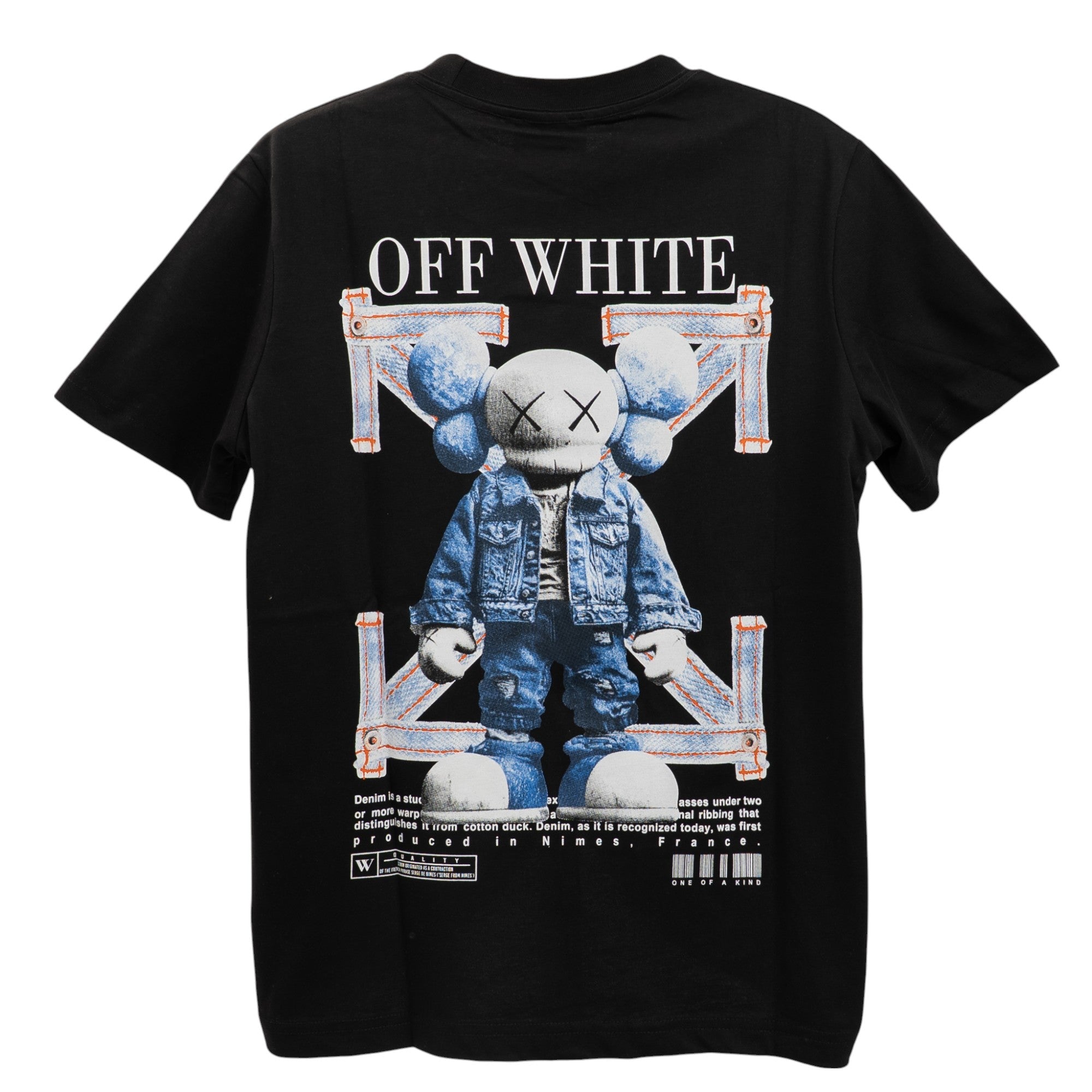 Tricou KAWS CODE Negru Imagine secundară a produsului