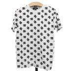 Tricou MONOGRAM Alb