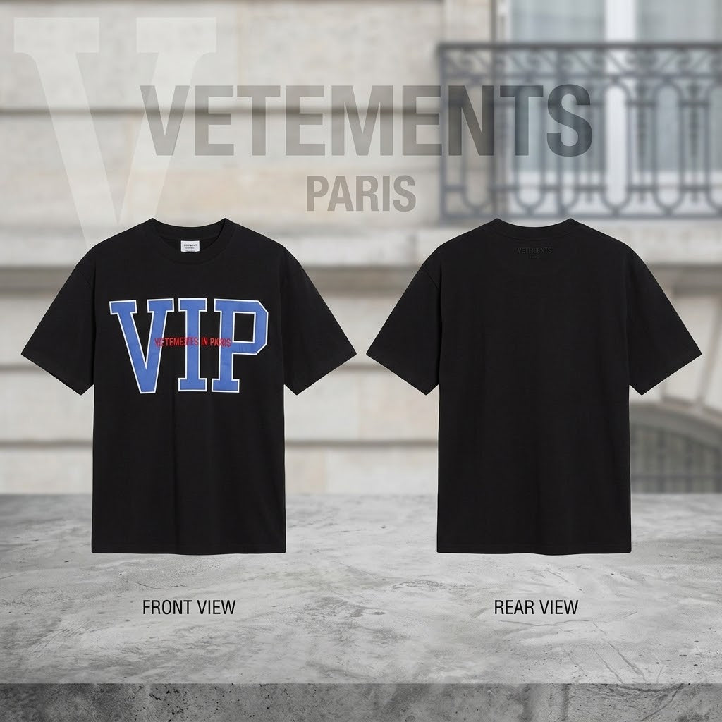 VIP „Vetements in Paris” T-Shirt Imagine principală a produsului