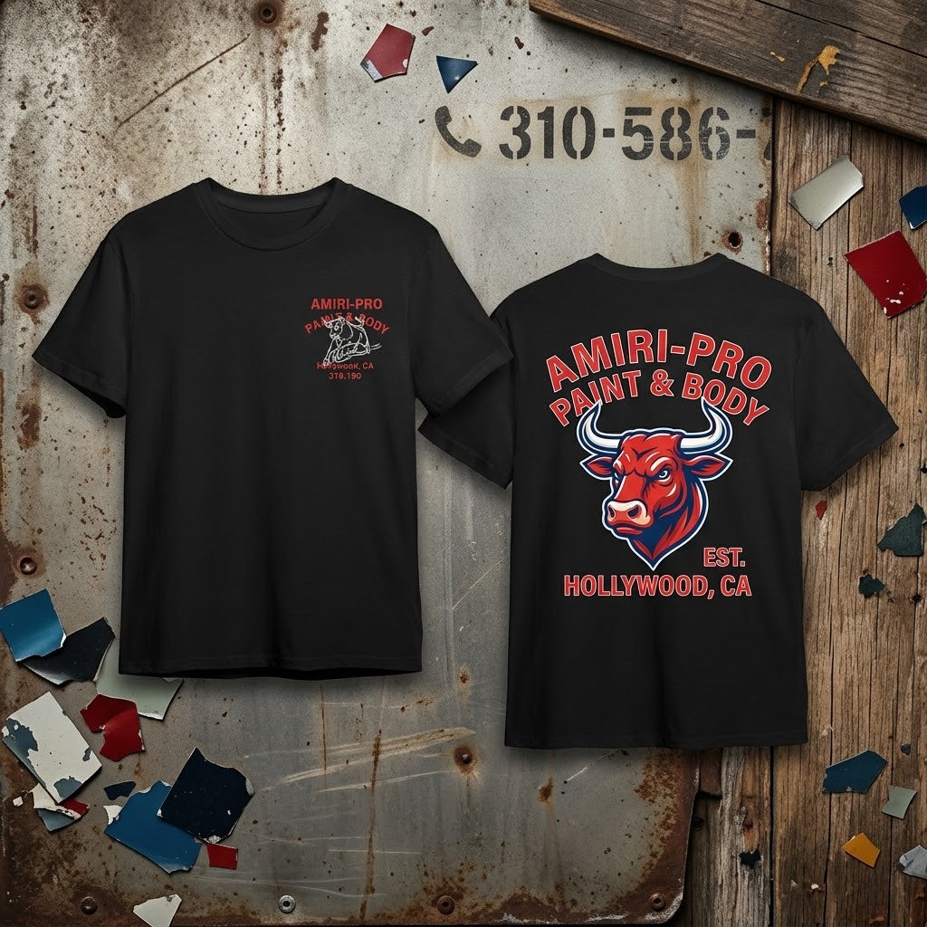 Amiri-Pro Paint & Body Bull T-Shirt