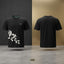 BOSS Logo Print & Graphic Artwork Cotton T-Shirt NEGRU