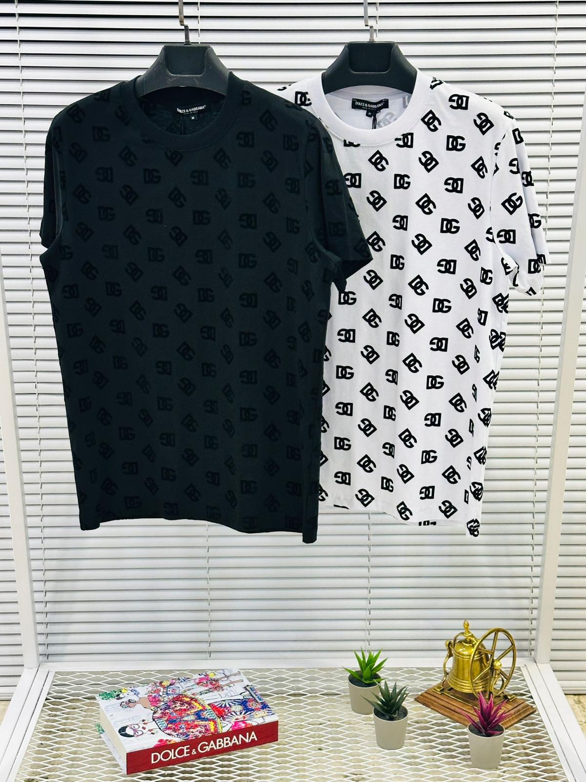 Tricou MONOGRAM Alb