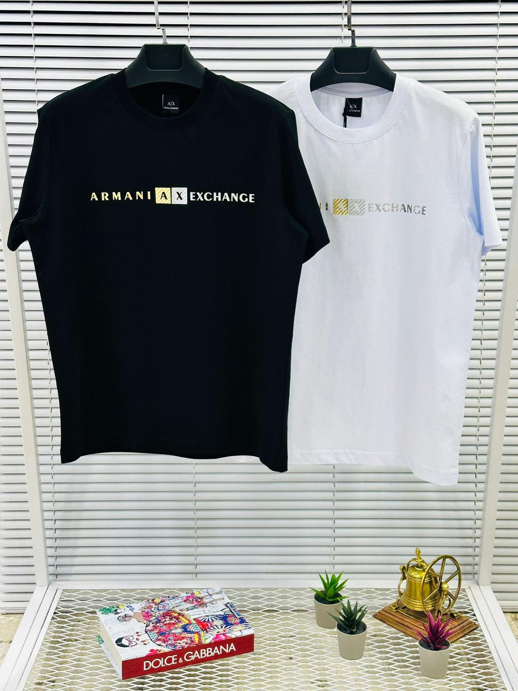 Tricou AX GOLDBOX Alb
