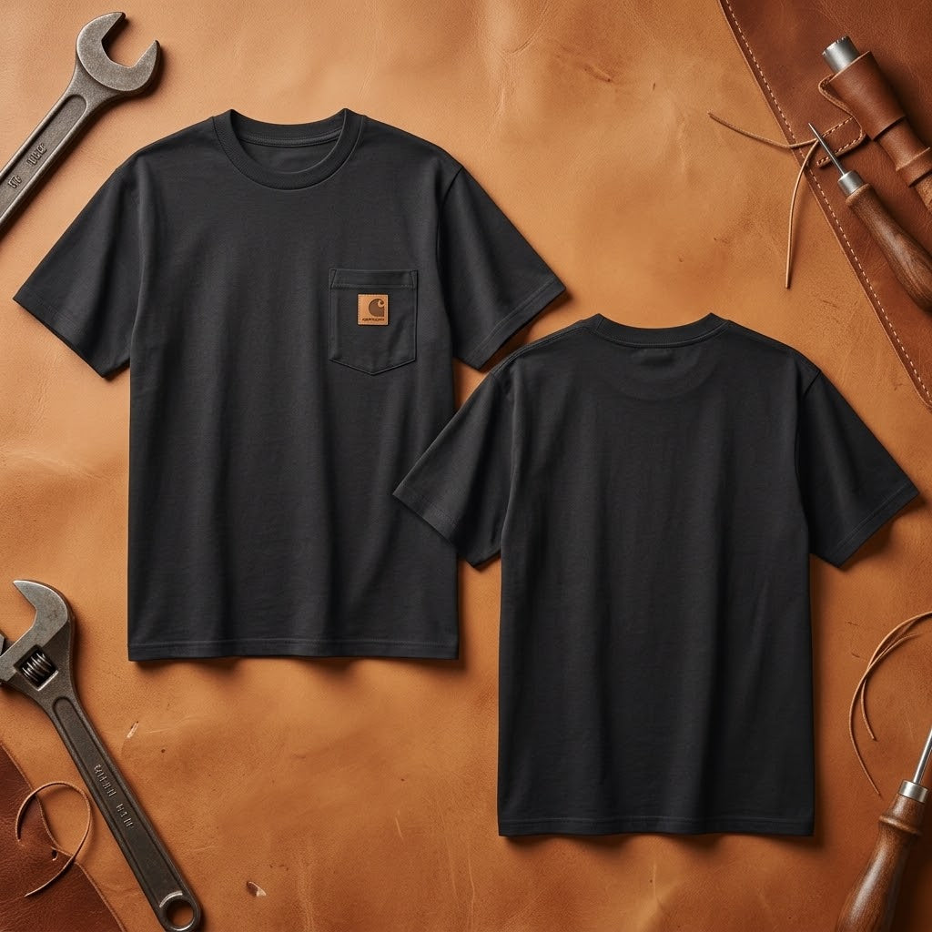 Carhartt WIP S/S Pocket T-Shirt (Black) Imagine principală a produsului